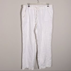 White Linens Pants